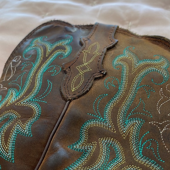 Justin cowboy boots size 8.5 B - Picture 7 of 11